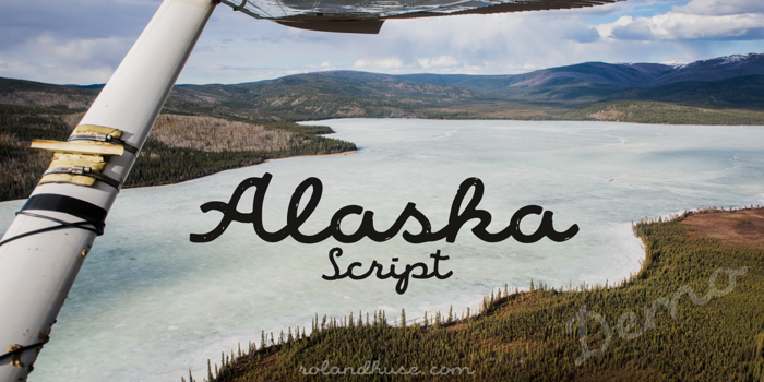 Alaska Script Font poster