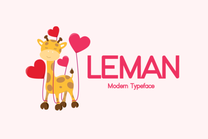 Leman Font poster