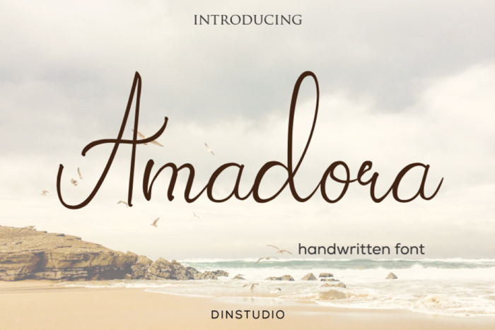 Amadora Font poster