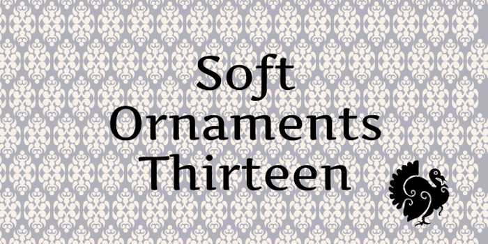 Soft Ornaments Thirteen Font poster