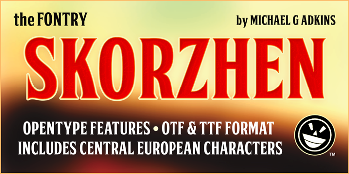 FTY SKORZHEN NCV Font poster