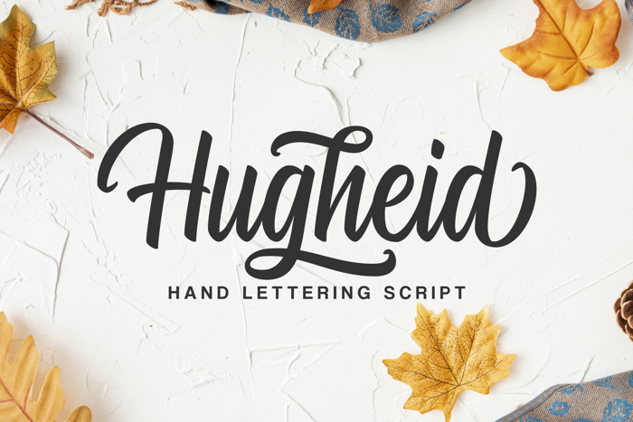 Hugheid Font poster