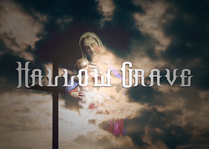 Hallow Grave Font poster