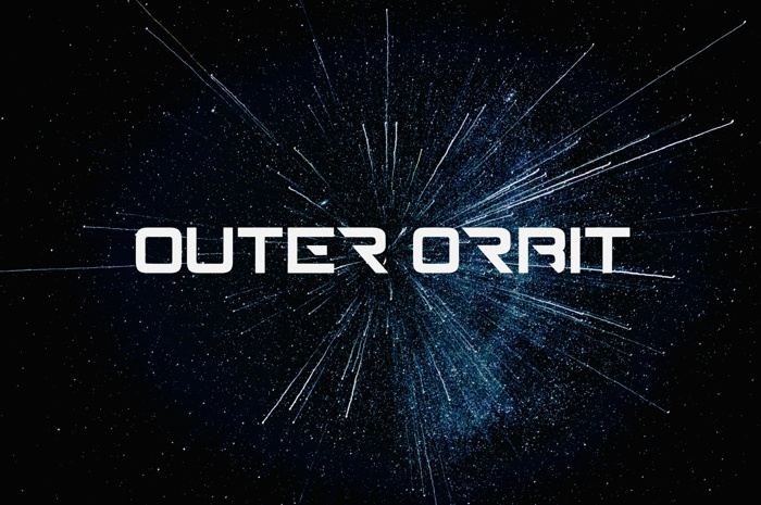 outerorbit Font poster
