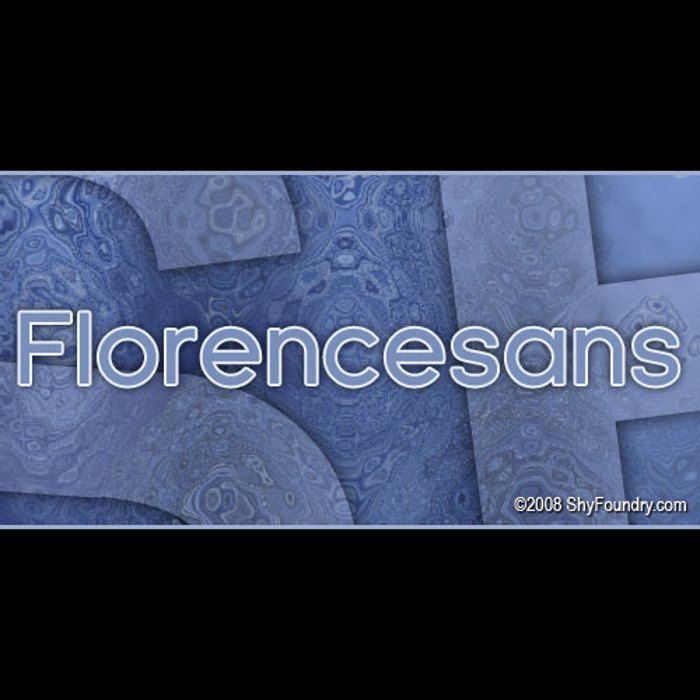 SF Florencesans Font poster