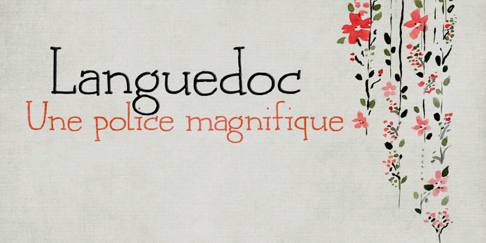 DK Languedoc Font poster