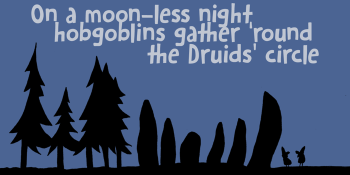 DK Hobgoblin Font poster