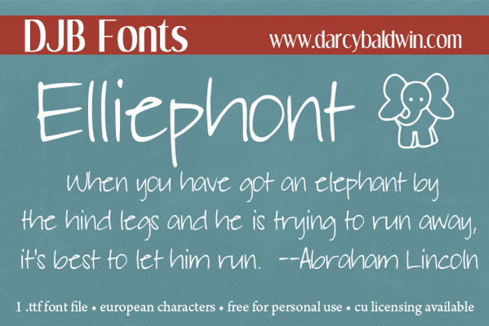 DJB Elliephont poster