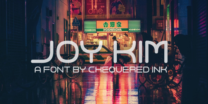 Joy Kim Font poster