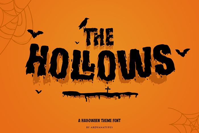 Hollows Font poster