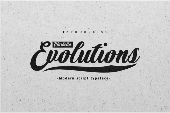 Marbelia Evolutions Font poster
