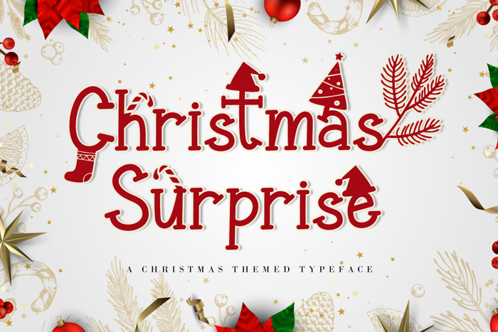 Christmas Surprise Font poster