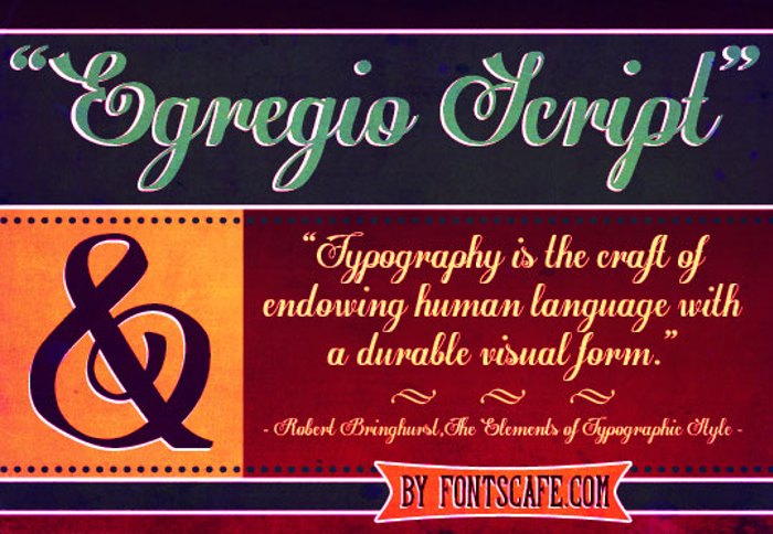 Egregio Script_demo Font