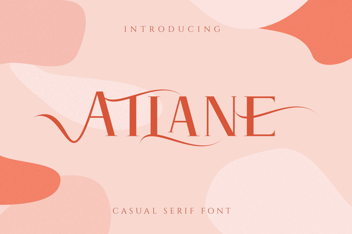 Atlane Font poster