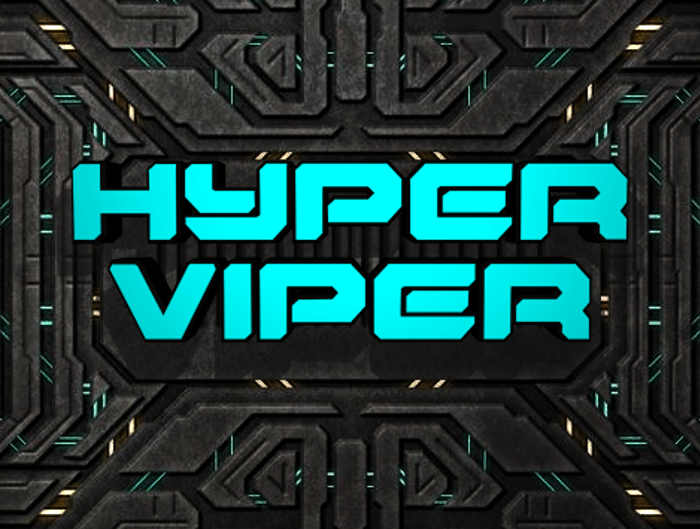 Hyper Viper Font poster