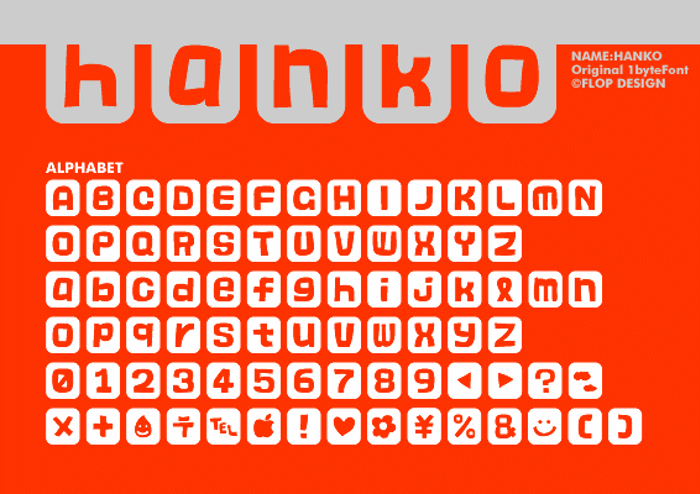 hanko Font poster