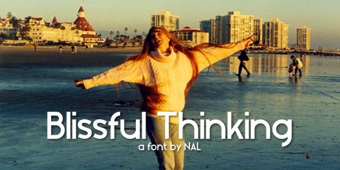 Blissful Thinking Font