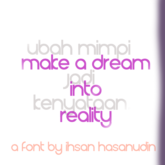 Si Buled Font poster