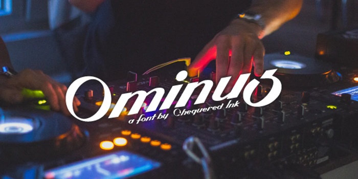 Ominus Font poster
