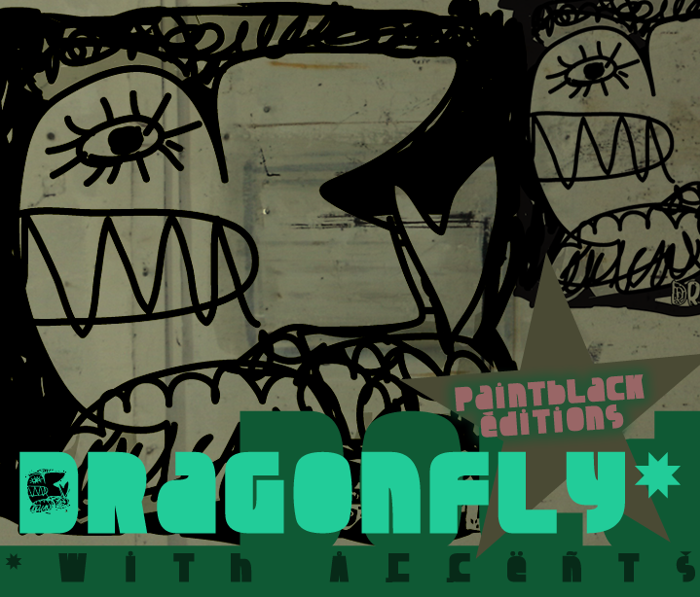 Dragonfly Font poster