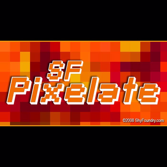 SF Pixelate Font