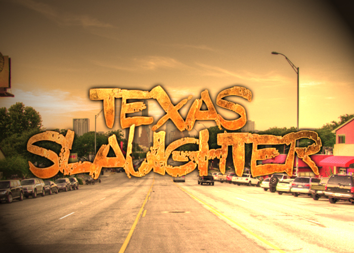 Texas Slaughter Font poster