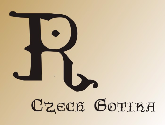 CzechGotika Font poster