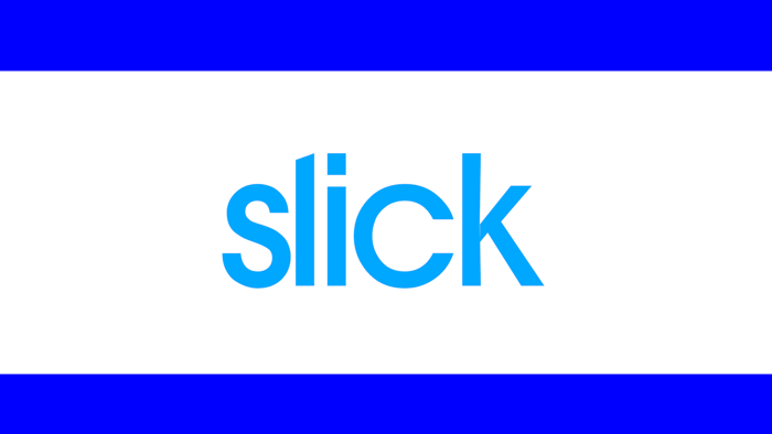 Slick Font poster