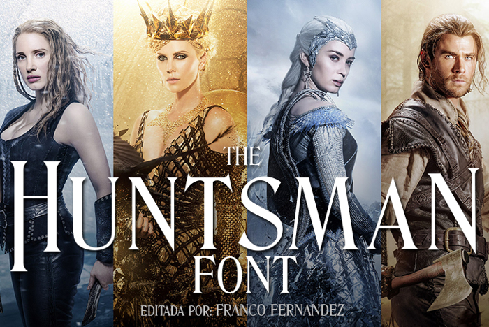 The Huntsman Font poster