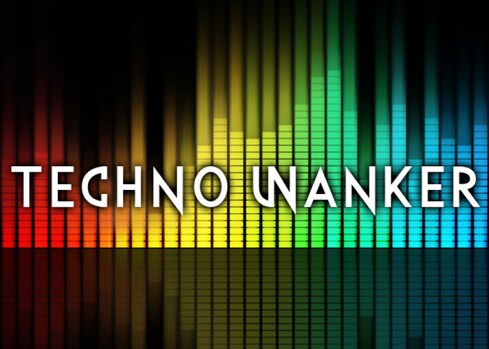Techno Wanker Font poster
