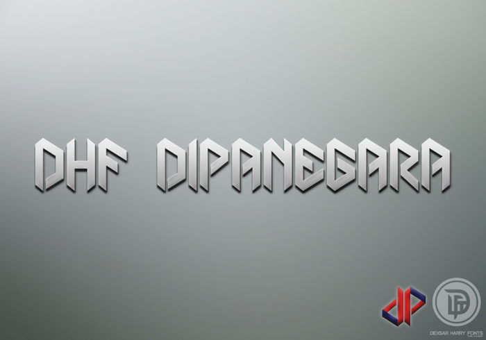 DHF Dipanegara Font poster