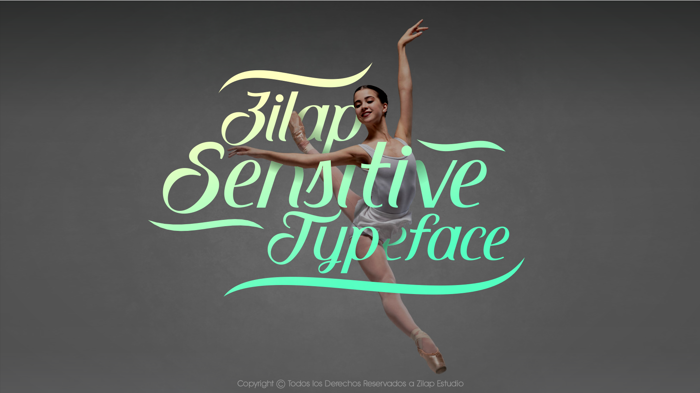 Zilap Sensitive Font