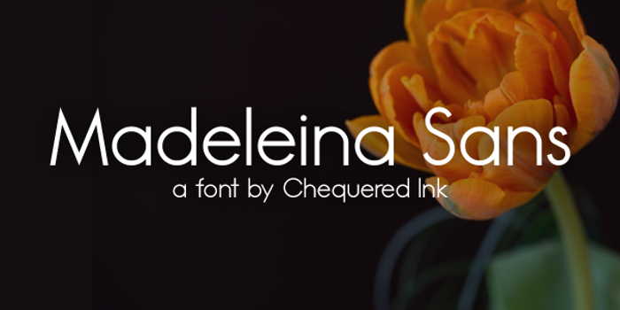 Madeleina Sans Font poster