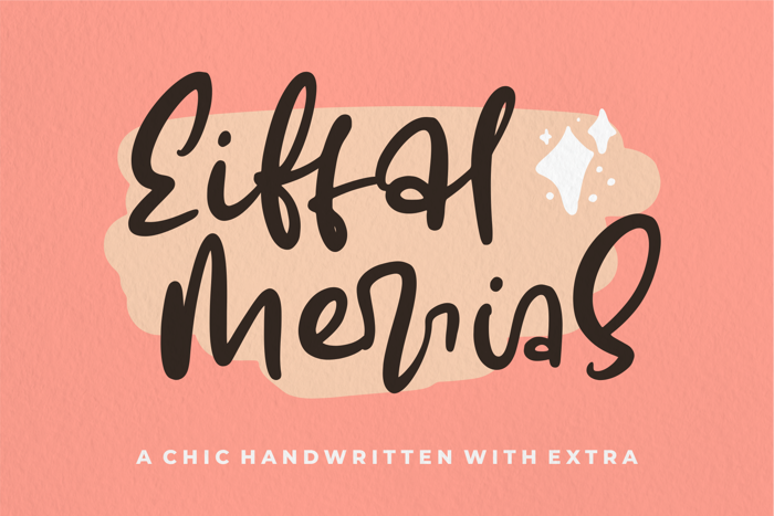 Eiffal Merrias Font poster