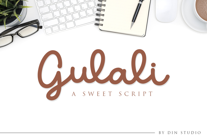 Gulali Font poster