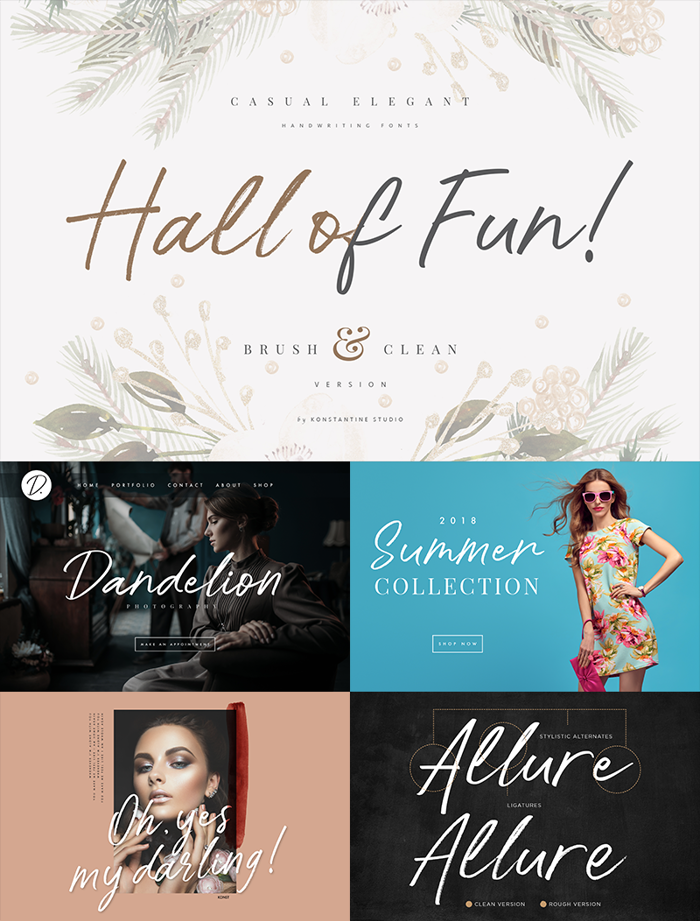 Hall Of Fun Font poster