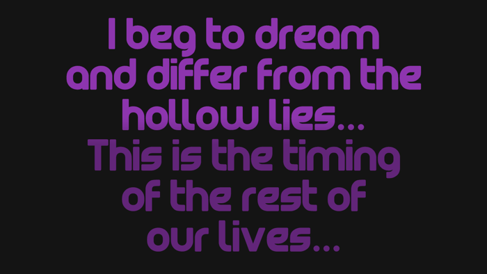 Every Movie Every Night Font poster