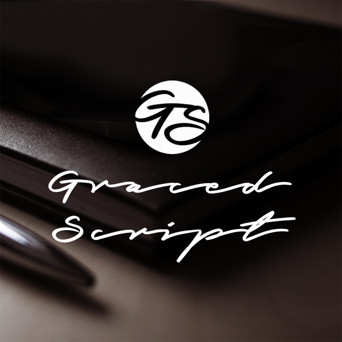 Graced Script Font poster