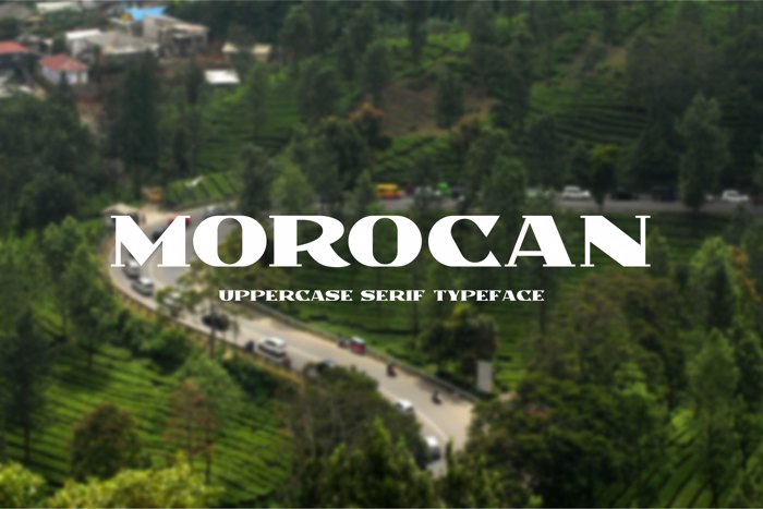 Morocan Font poster