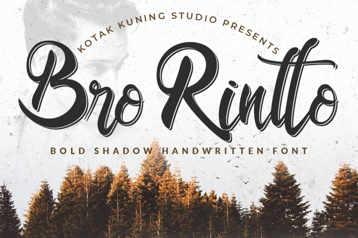 Bro Rintto Font poster