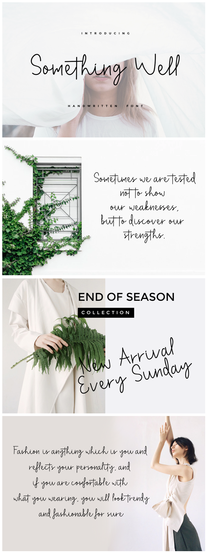Something Well Font poster