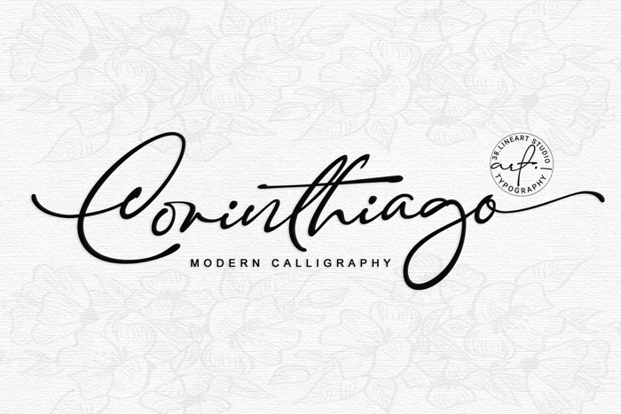 Corinthiago Font poster