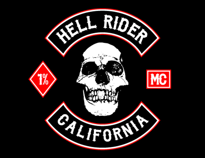 Biker from Hell Font poster