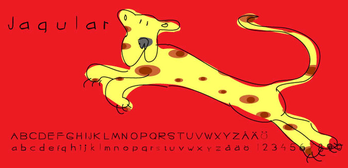 Jagular Font poster