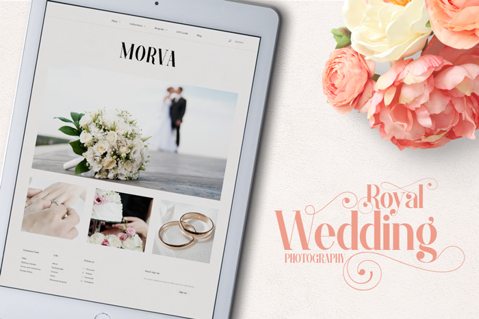 MORVA Font poster