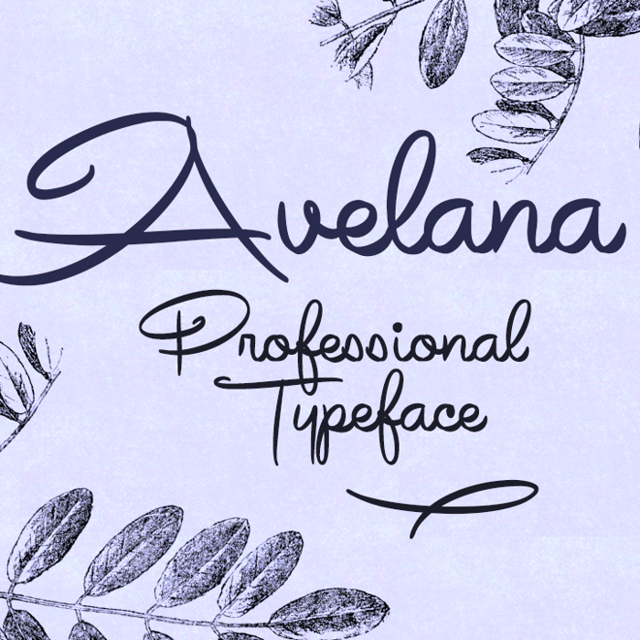 Avelana Font poster