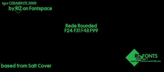 Rede Rounded F24 Font poster