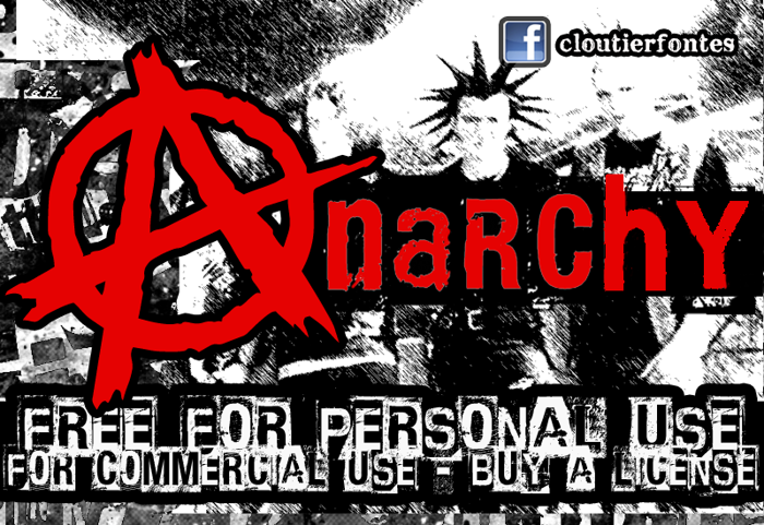 CF Anarchy Font poster
