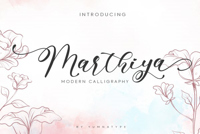 Marthiya Font poster