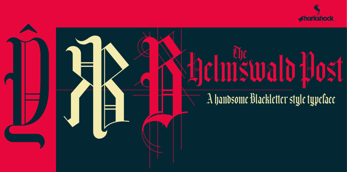 Helmswald Post Font poster